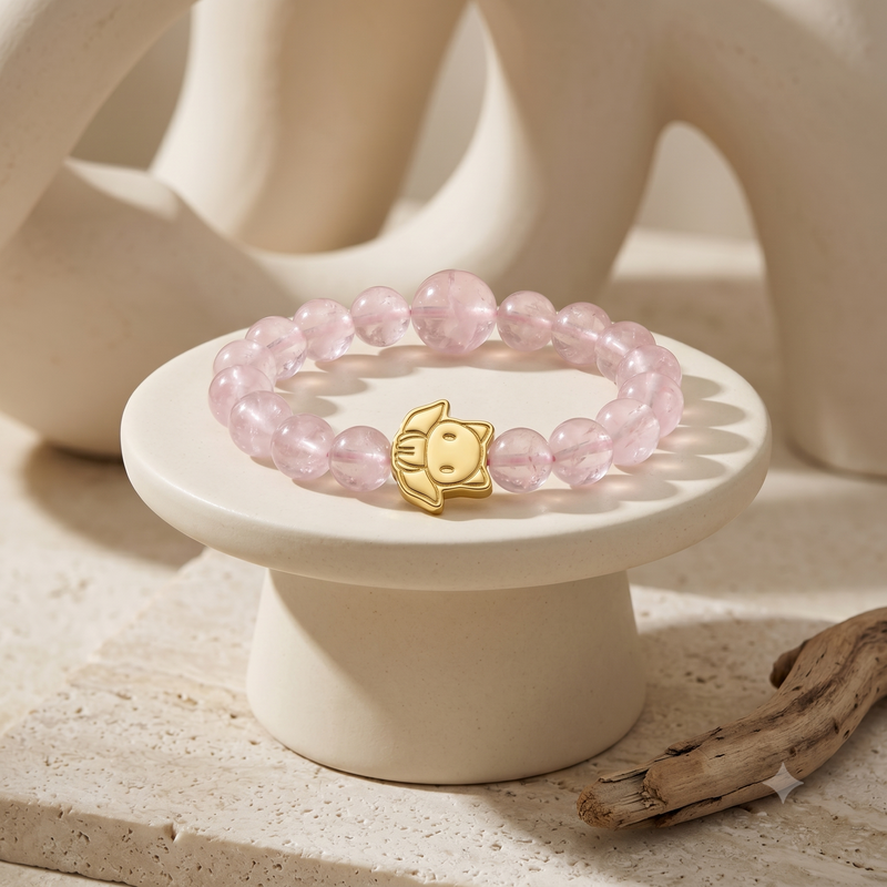 Woman's Rose Quartz · Love & Connection