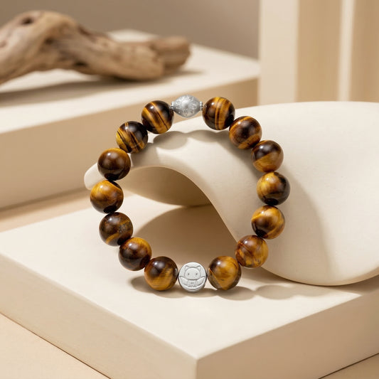 Orbii Tiger’s Eye · Courage & Focus crystal bracelet