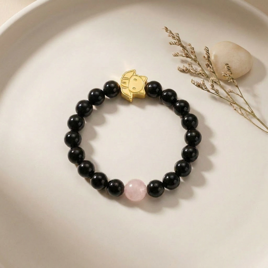 Woman's Obsidian · Courage & Protection — Gold Edition