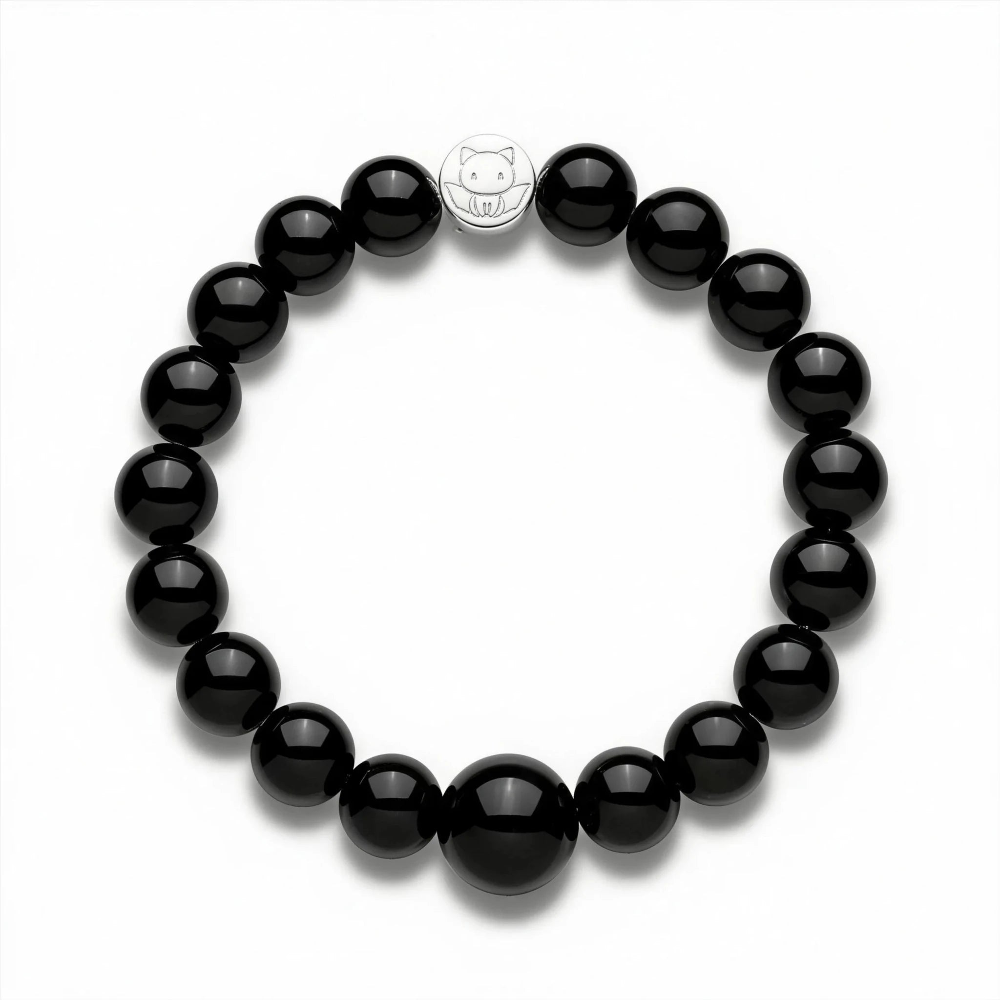 Obsidian · Courage & Protection — Silver Edition